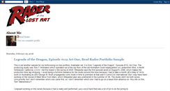 Desktop Screenshot of blog.raderofthelostart.com